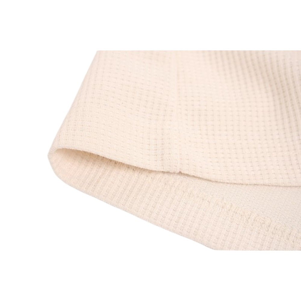 Letter Print Color - blocked Long - sleeved Shirt - Thrashink