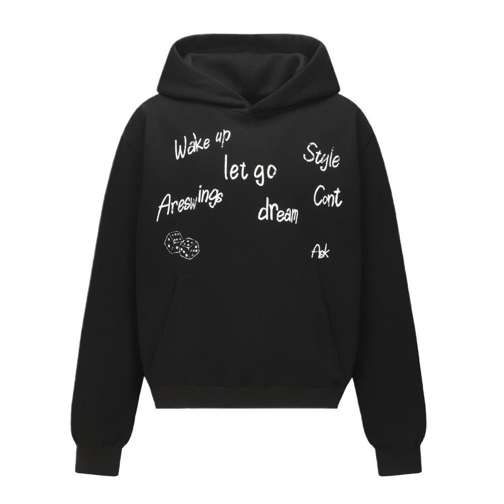 Lifestyle Slogan Hoodie - Thrashink