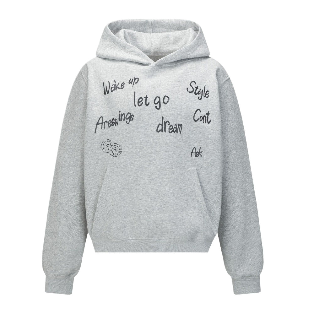 Lifestyle Slogan Hoodie - Thrashink