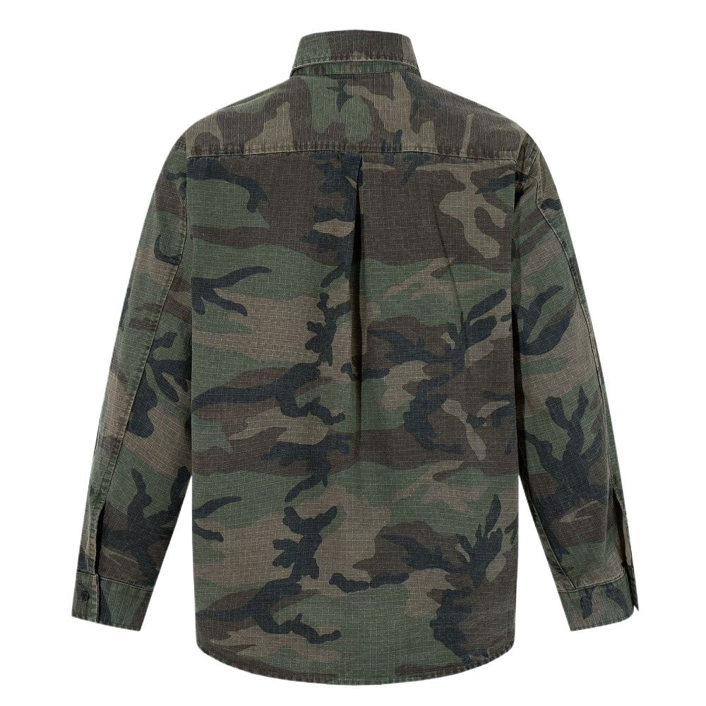 Men's Camouflage Long - Sleeve Shirt - Thrashink