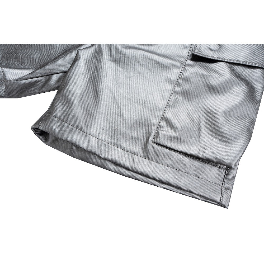 Metallic Cargo Shorts - Thrashink