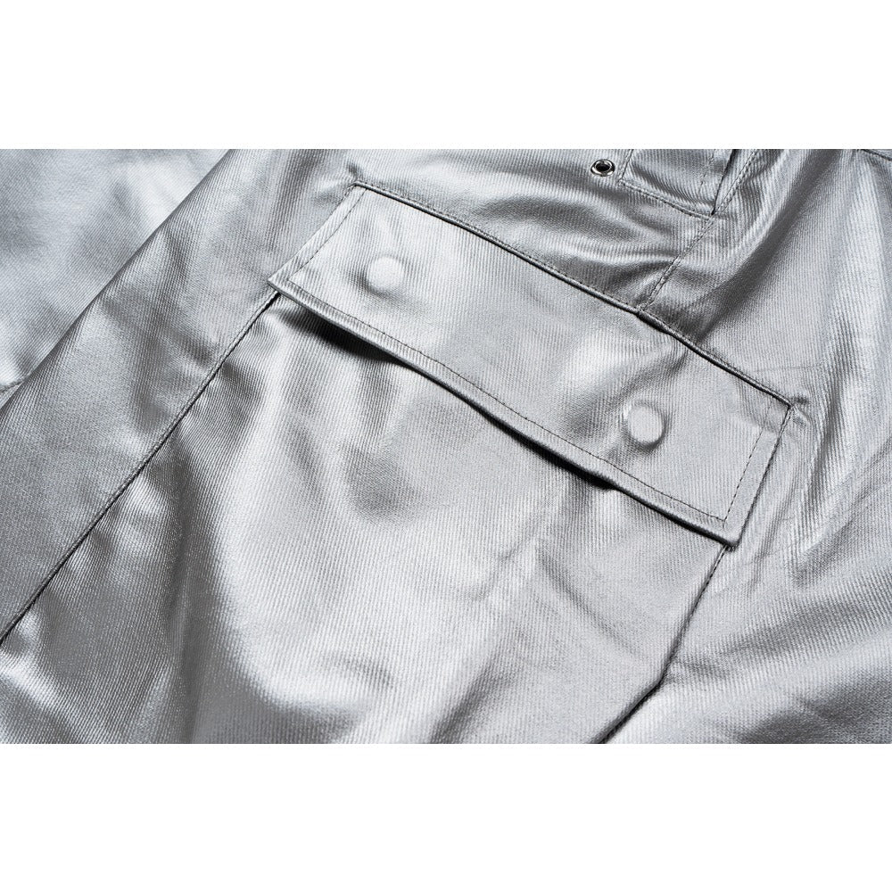 Metallic Cargo Shorts - Thrashink
