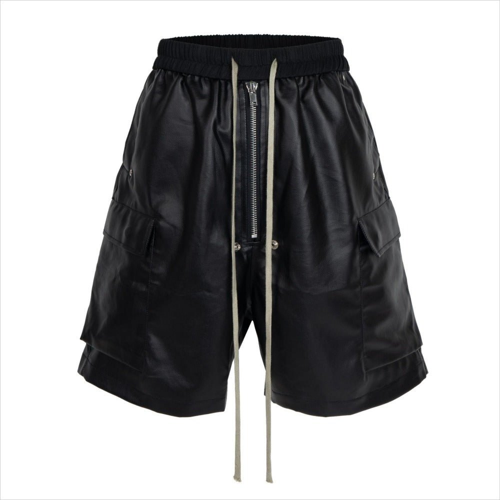 Metallic Cargo Shorts - Thrashink