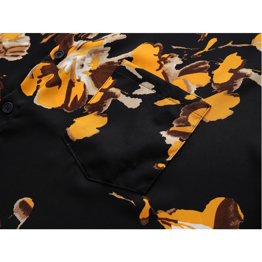 Midnight Blossom Shirt - Thrashink