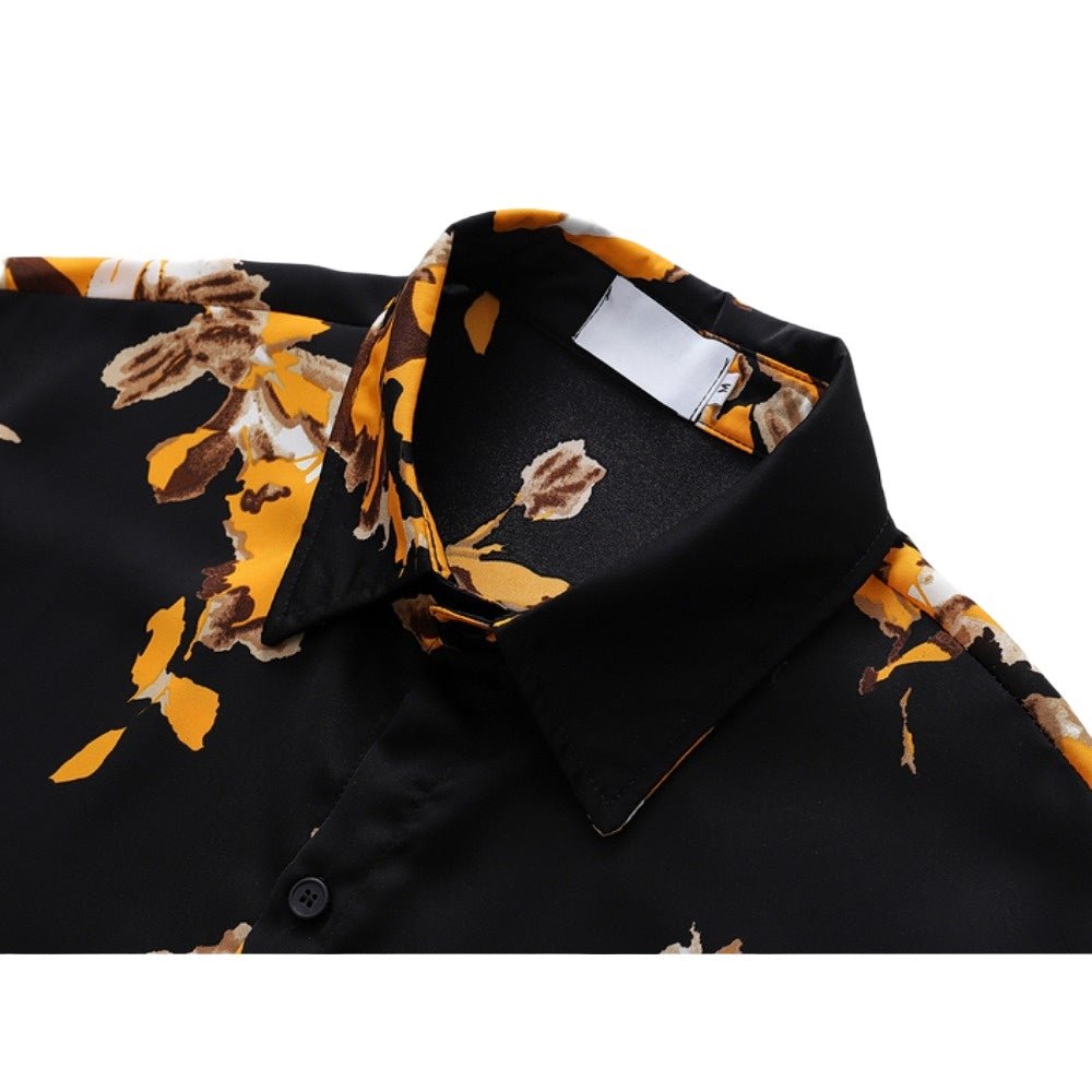 Midnight Blossom Shirt - Thrashink