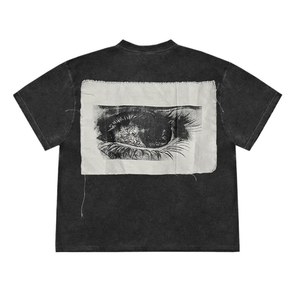Mottled Patchwork Art T-Shirt - Thrashink