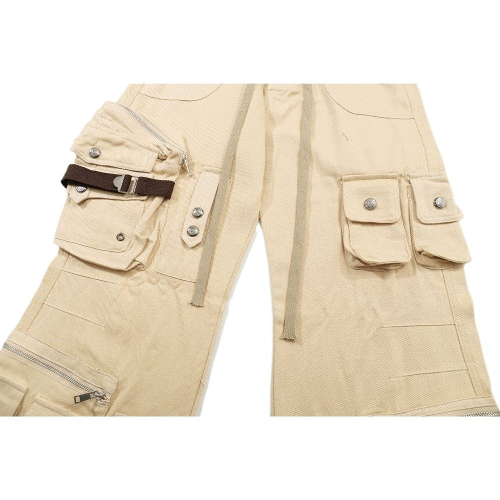 Multi - Pocket Techwear Cargo Pants - Thrashink