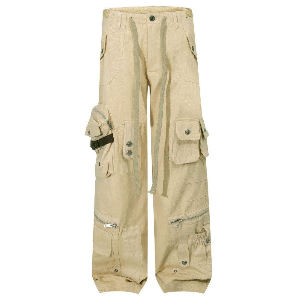 Multi - Pocket Techwear Cargo Pants - Thrashink