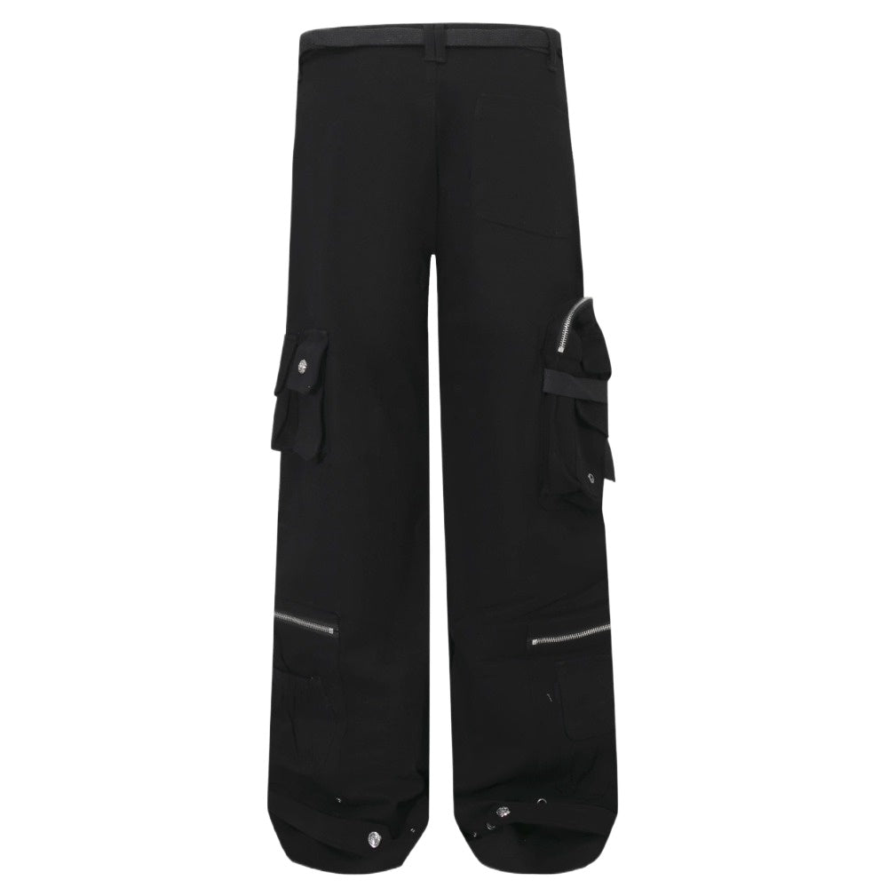 Multi - Pocket Techwear Cargo Pants - Thrashink