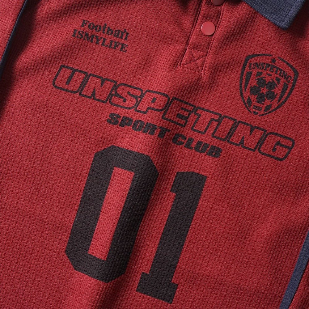 No. 01 Retro Sports Polo Shirt - Thrashink