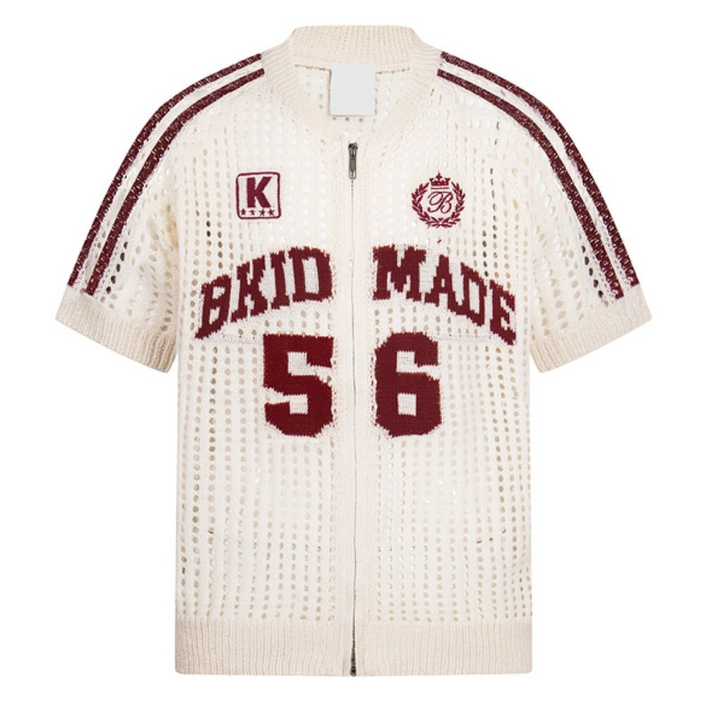 No.56 Openwork Knitted Shirt - Thrashink