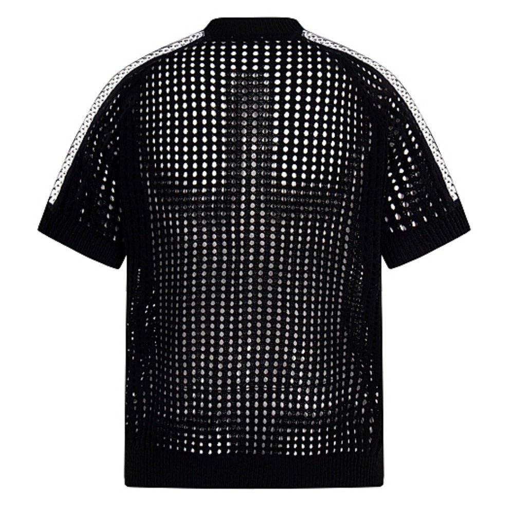 No.56 Openwork Knitted Shirt - Thrashink