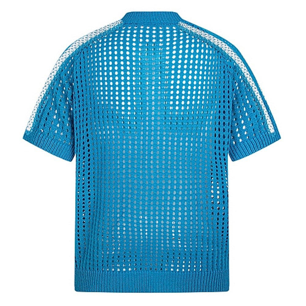 No.56 Openwork Knitted Shirt - Thrashink