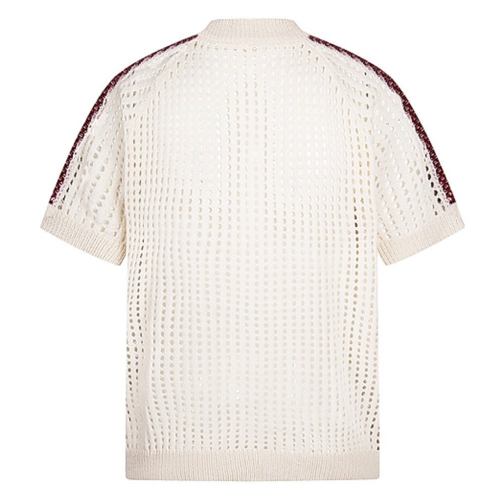 No.56 Openwork Knitted Shirt - Thrashink