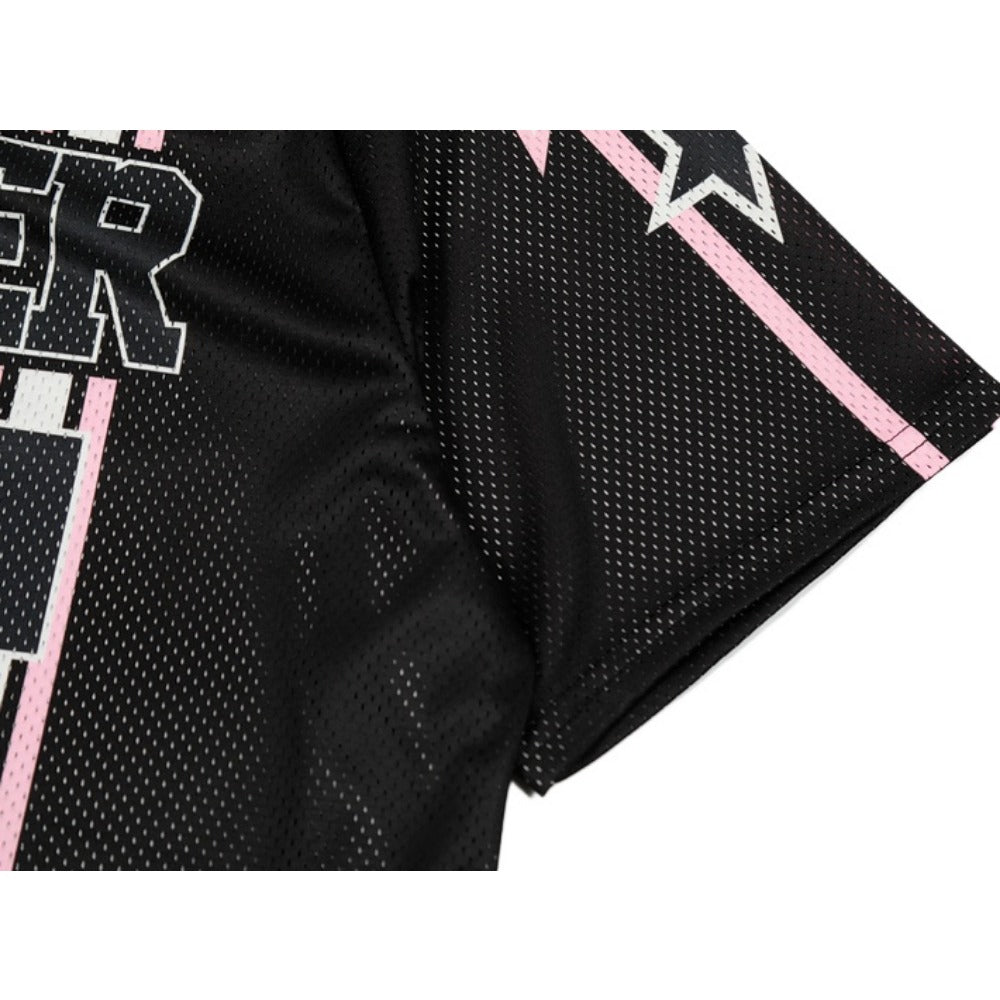No.6 Star Jersey T-Shirt - Thrashink