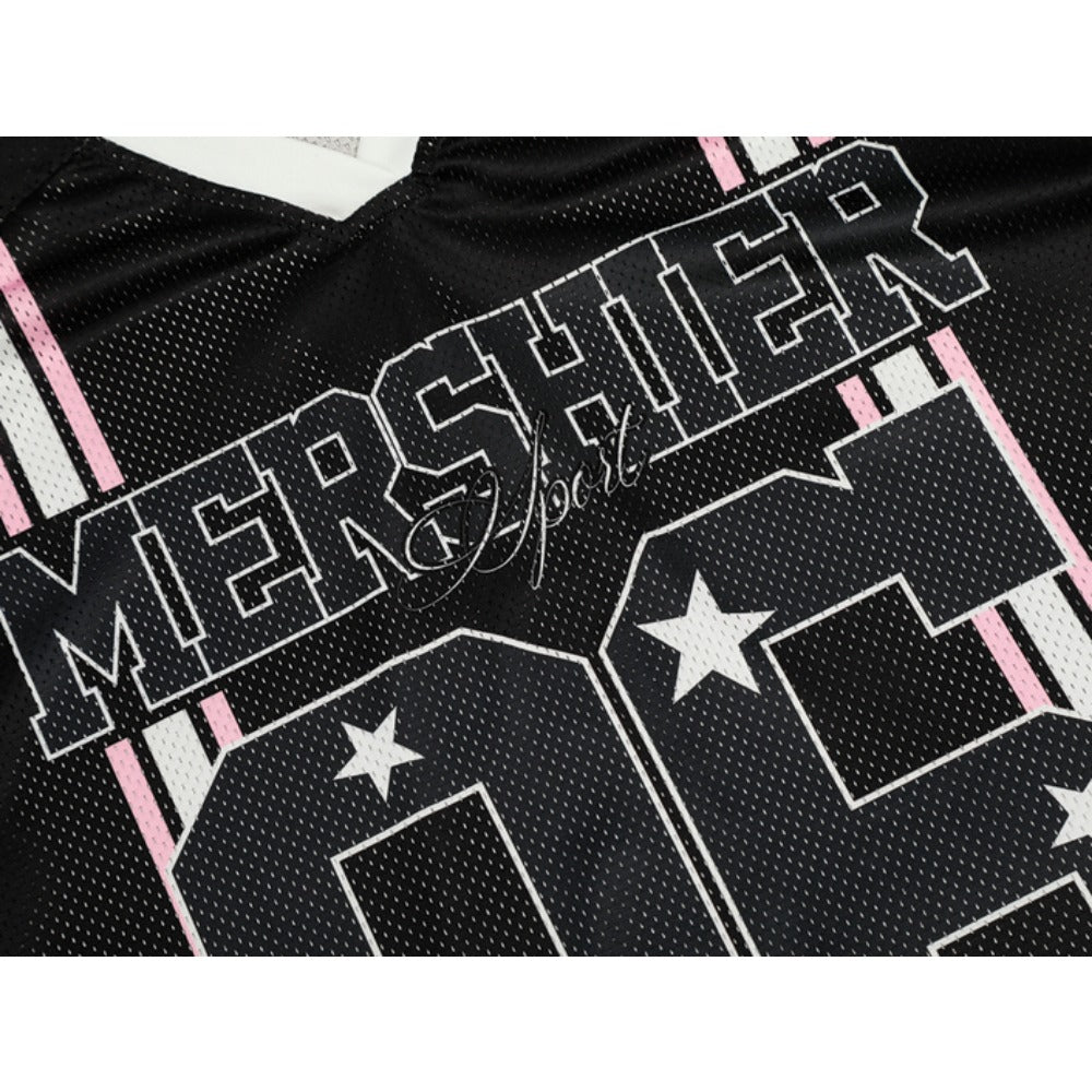 No.6 Star Jersey T-Shirt - Thrashink