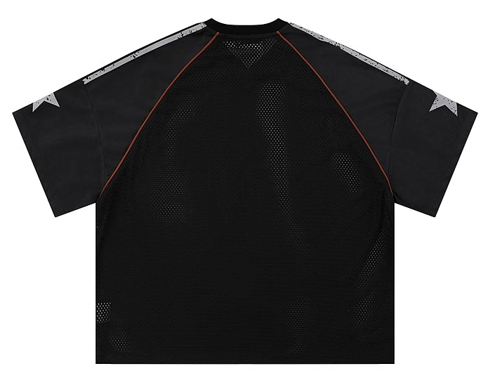 No.90 Star Jersey T-Shirt - Thrashink