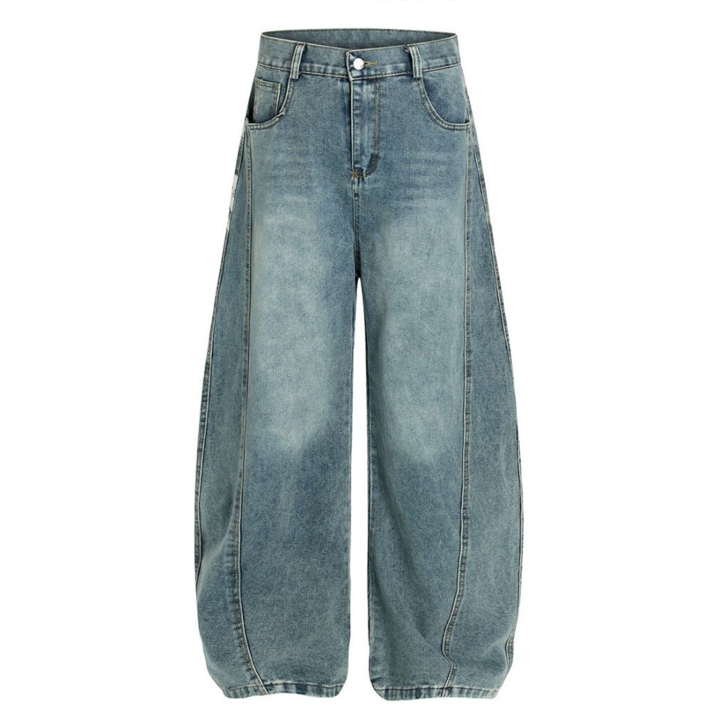 Nostalgic Graphic Print Jeans - Thrashink