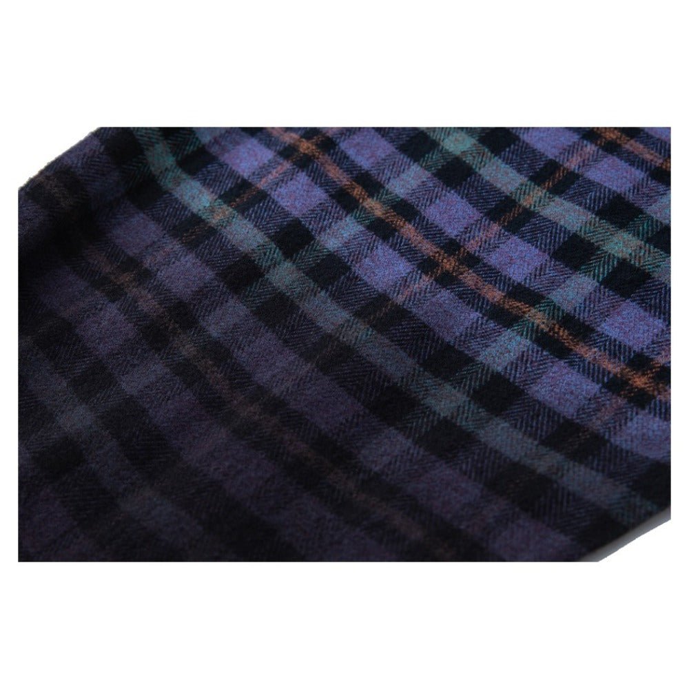 Ombre Checkered Flannel Overshirt - Thrashink