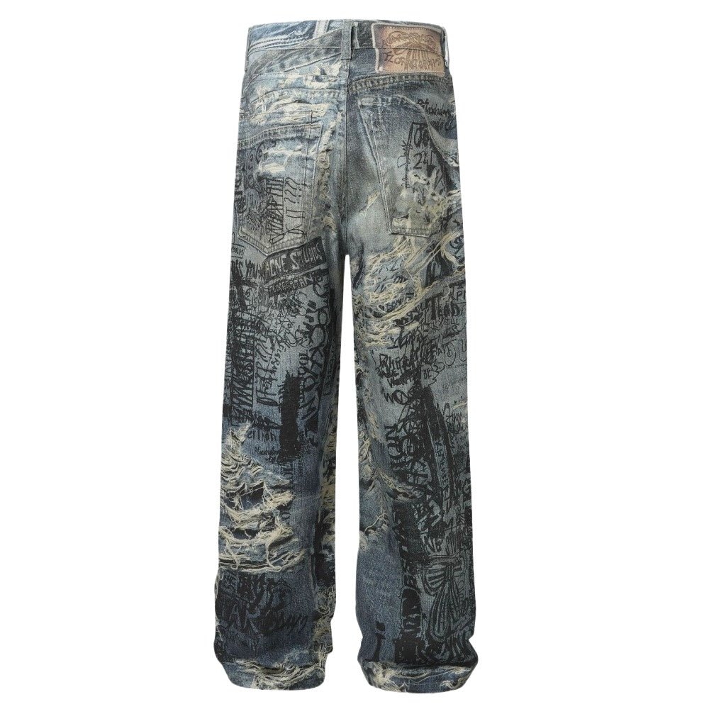 Optical Illusion 3D Printed Jeans - Thrashink