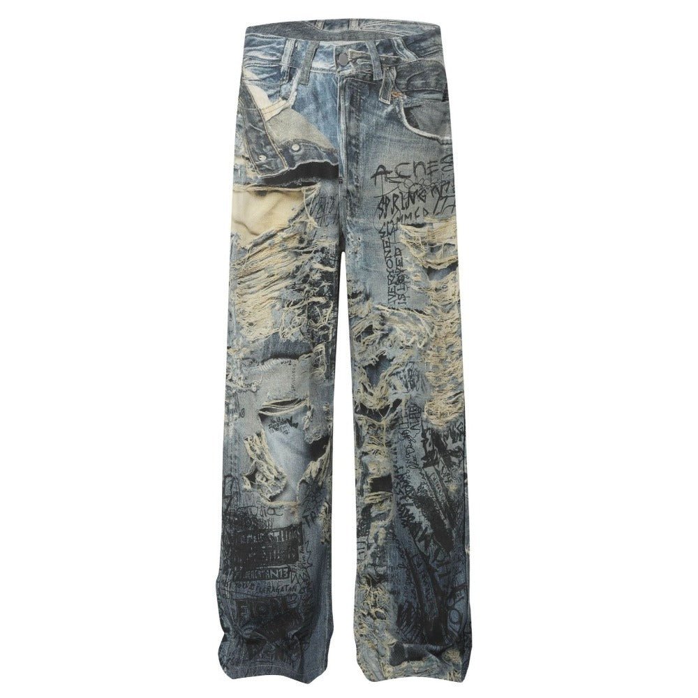 Optical Illusion 3D Printed Jeans - Thrashink