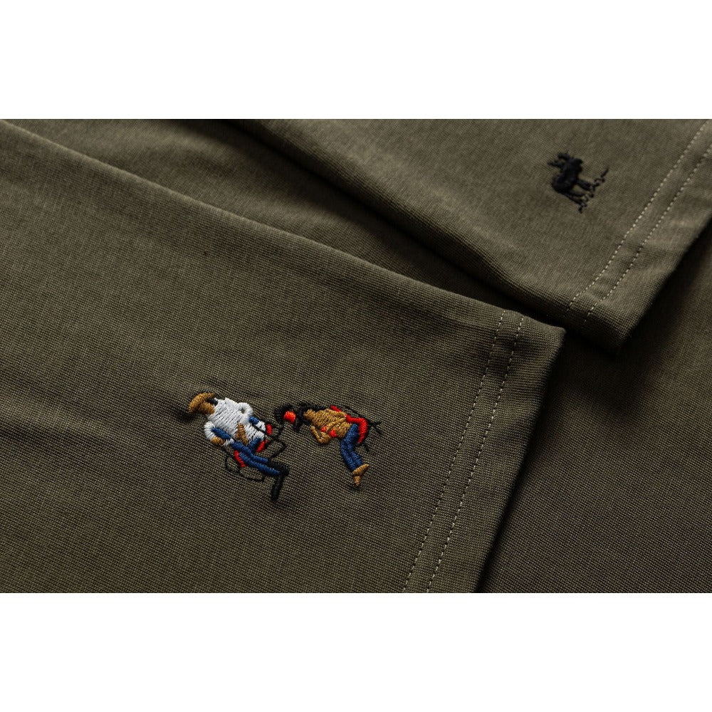 Outdoor Camping Embroidered Printed T-Shirt - Thrashink