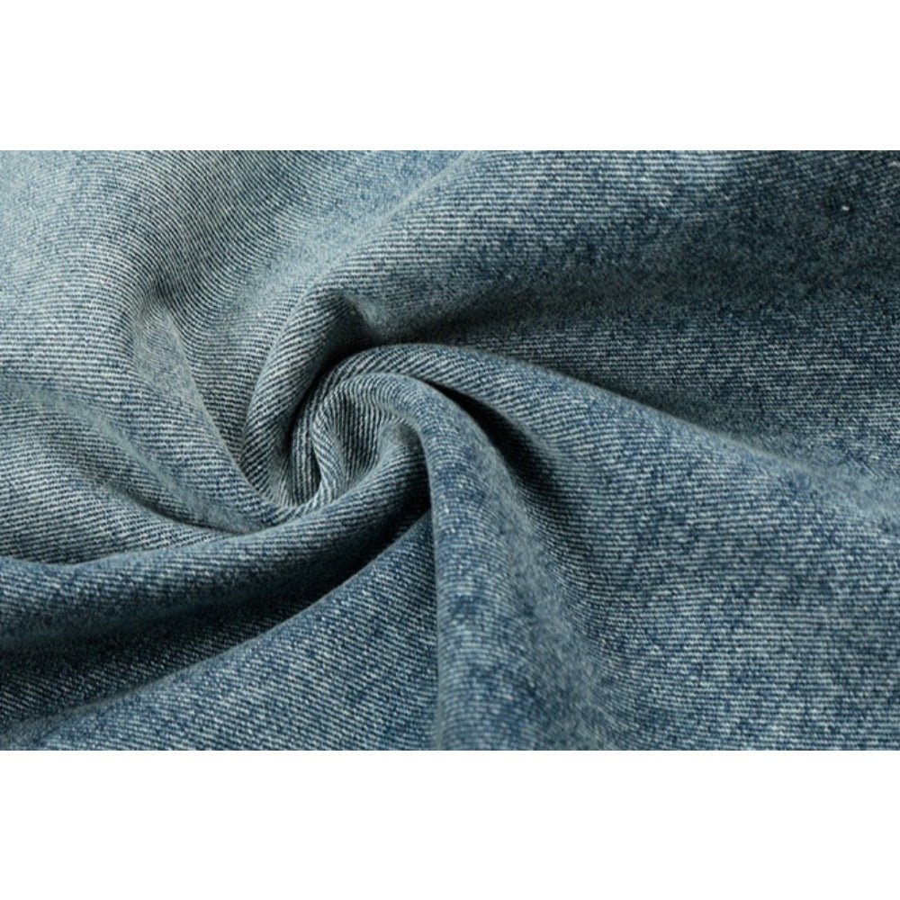 Oversized Embroidered Baggy Jeans - Thrashink