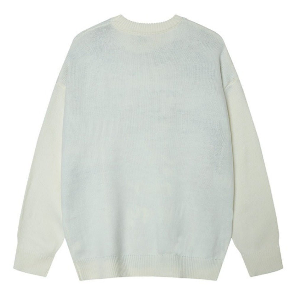 OwnWay Graphic Knit Sweater - Thrashink