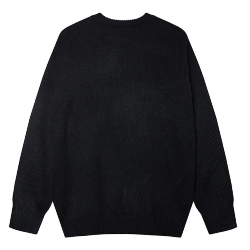 OwnWay Graphic Knit Sweater - Thrashink