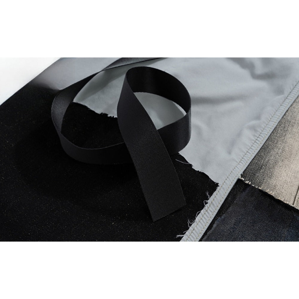 Paneled Coated Stacked Bootcut Jeans - Thrashink