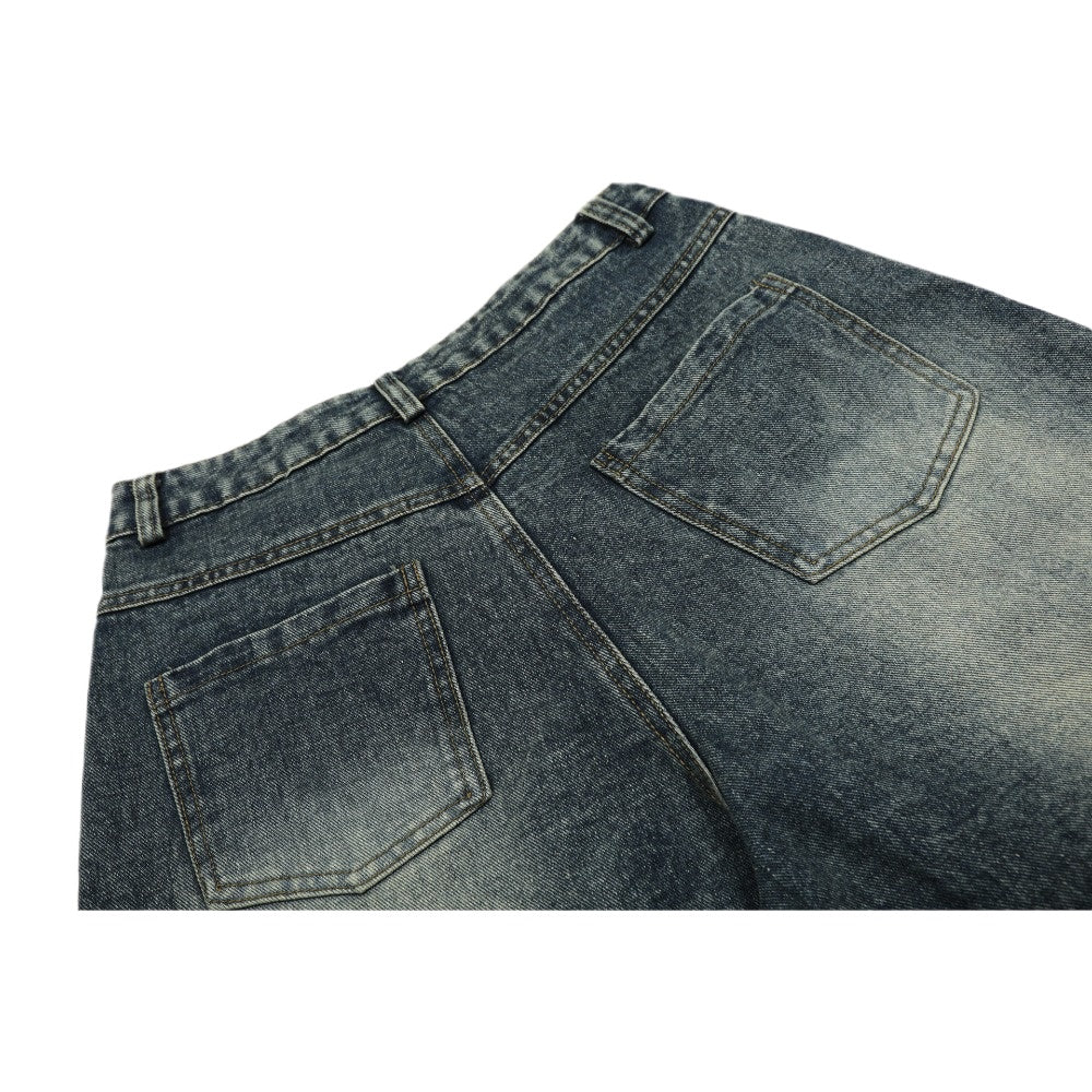 Pearl Distressed Denim Shorts - Thrashink