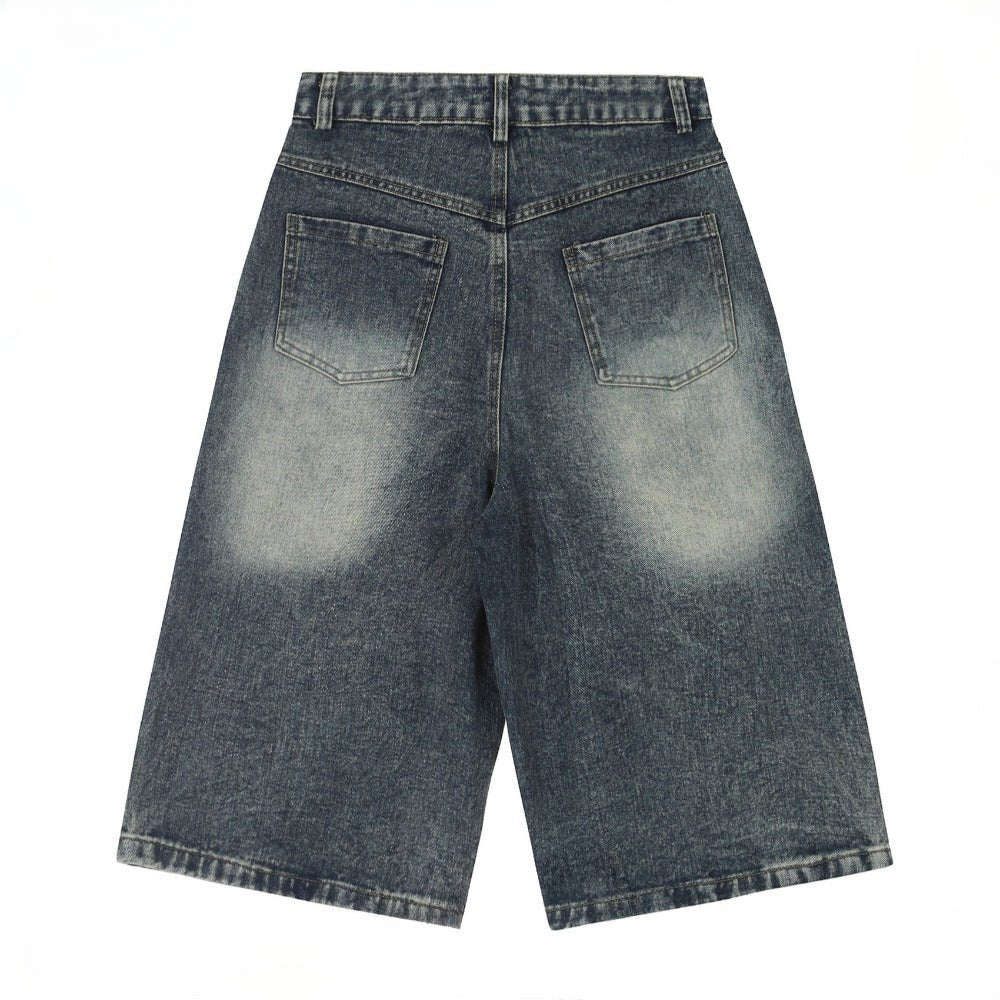 Pearl Distressed Denim Shorts - Thrashink
