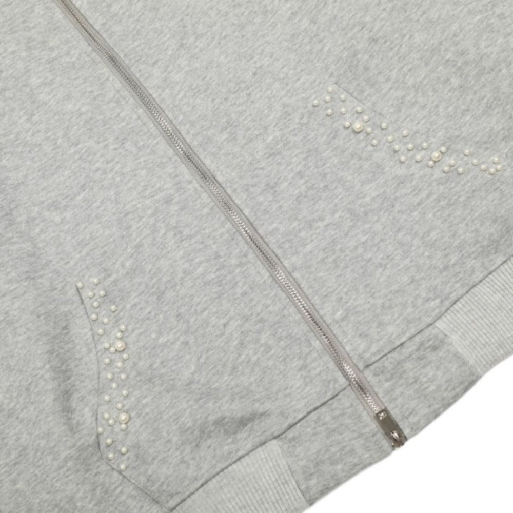 Pearl Studded Hoodie - Thrashink