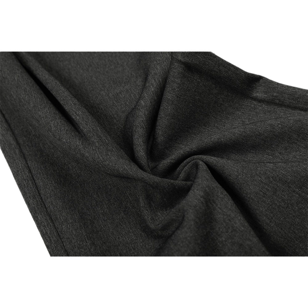 Pleated Straight - leg Casual Suit Pants - Thrashink