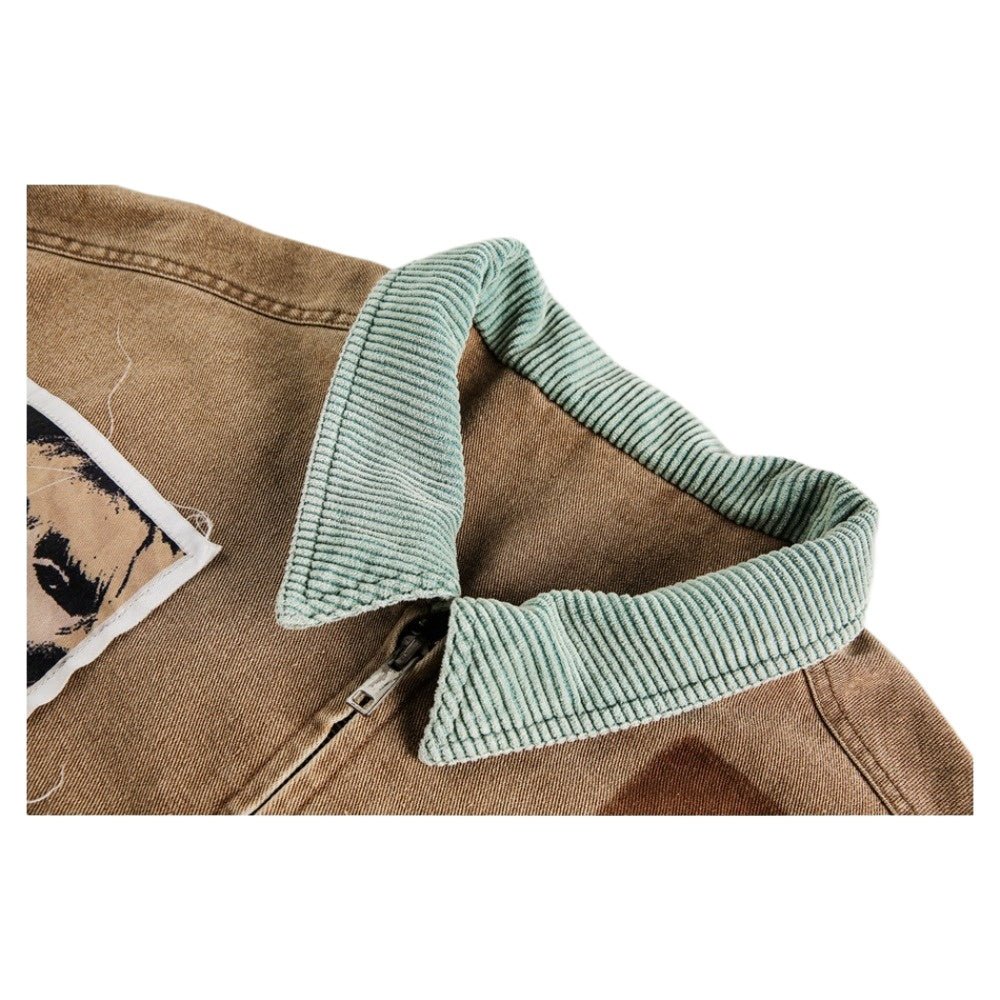 Punk Collage Patchwork Jacket - Thrashink