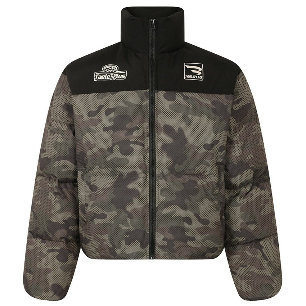Racing 07 Camouflage Cotton Padded Jacket - Thrashink