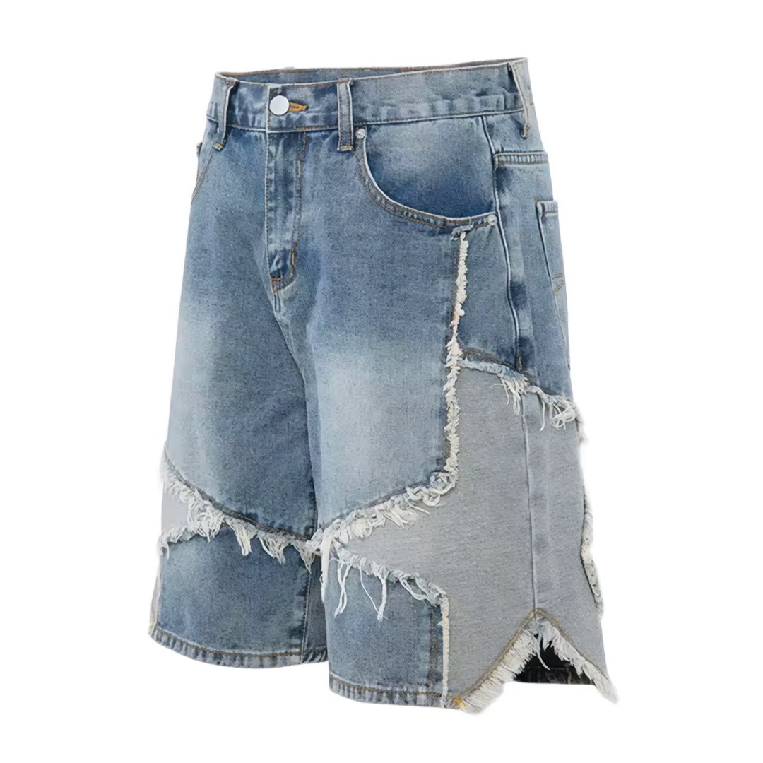 Rebel Star Denim Shorts - Thrashink