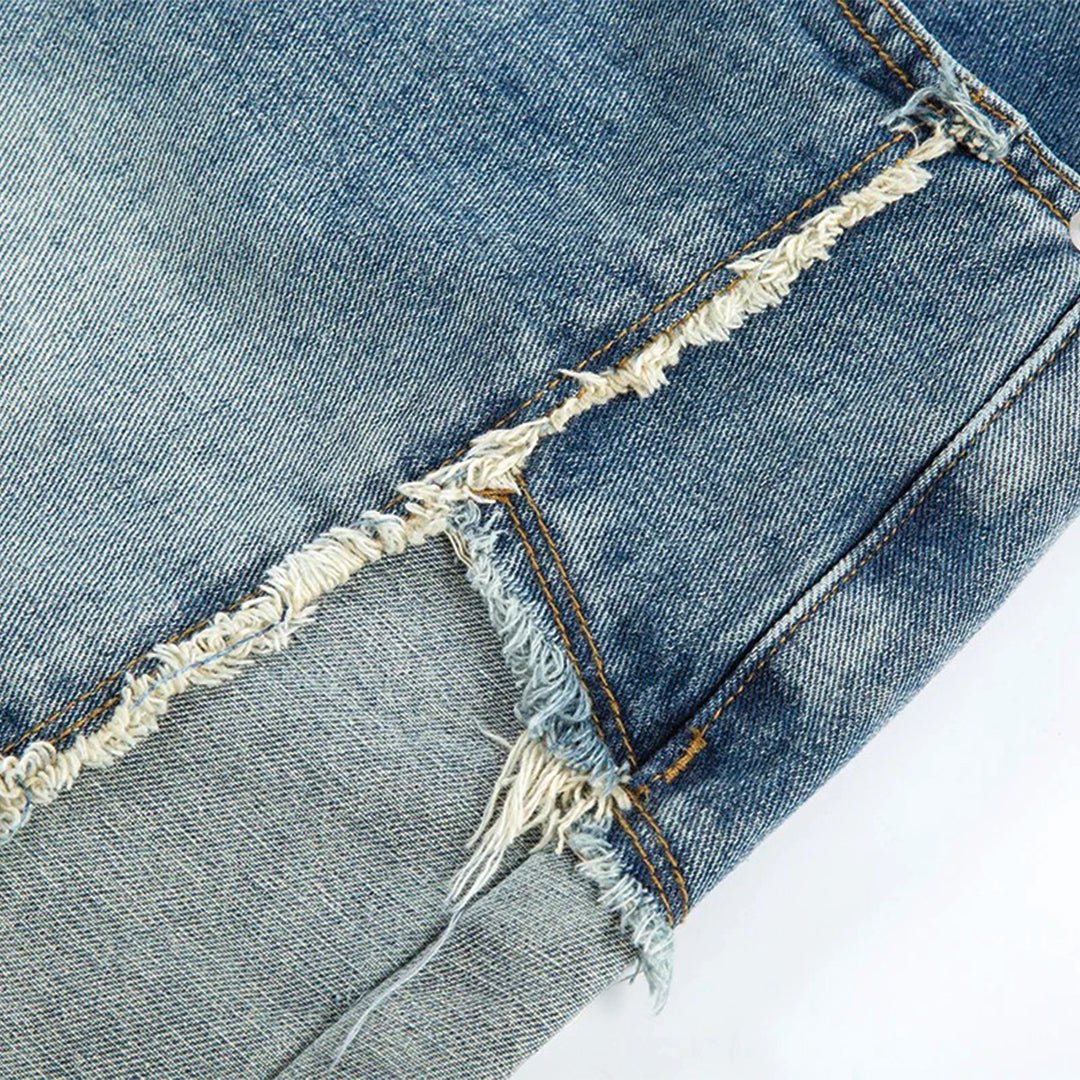 Rebel Star Denim Shorts - Thrashink