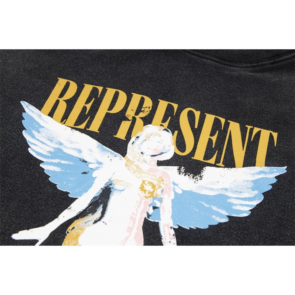 REPRESENT Angel Border Hoodie - Thrashink
