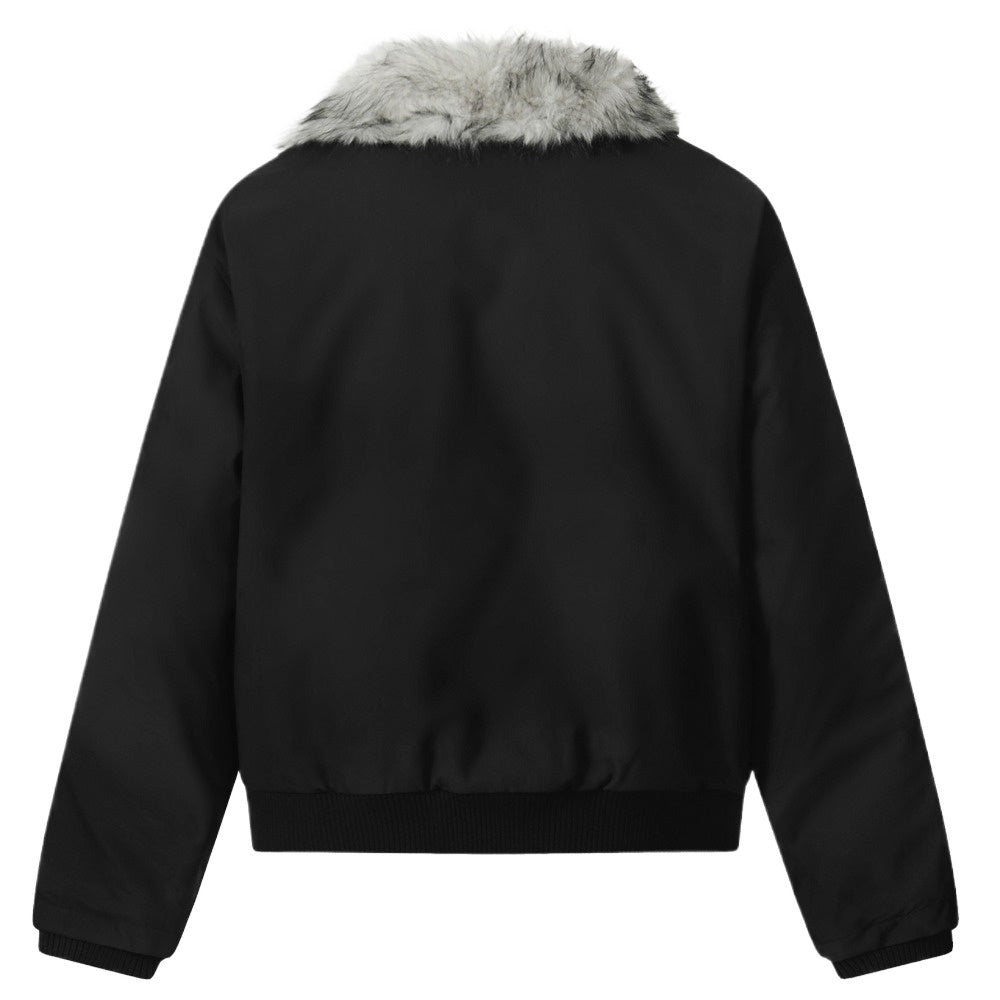 Retro Dirty - dyed Color - blocked Padded Jacket - Thrashink