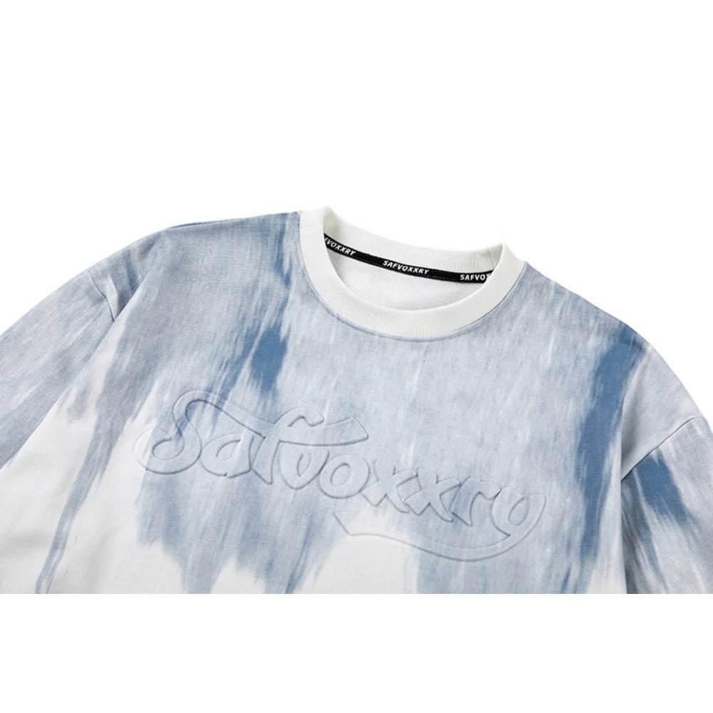 Retro Graffiti Drip Dye Sweatshirt - Thrashink