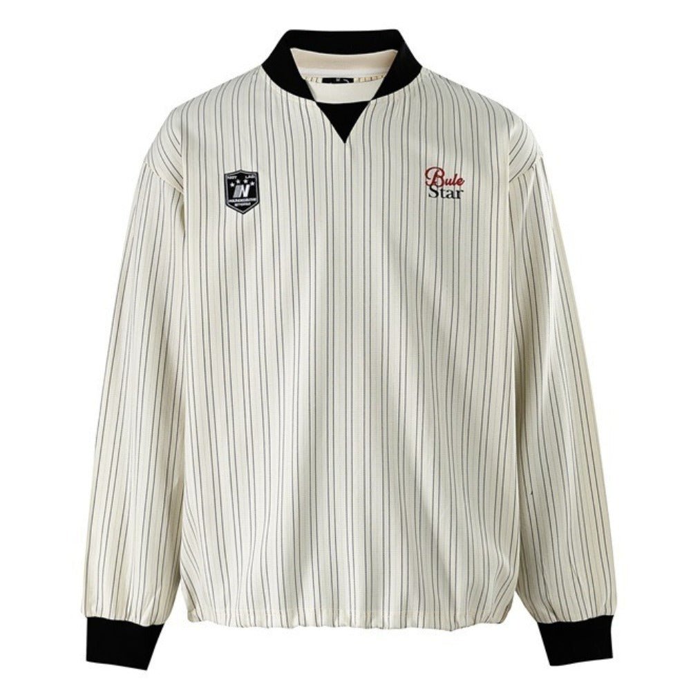 Retro Pinstripe Sport T-Shirt - Thrashink