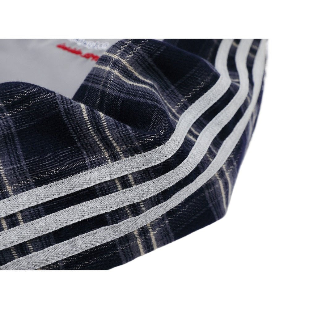 Retro Plaid Spliced Zip - Up Hoodie - Thrashink