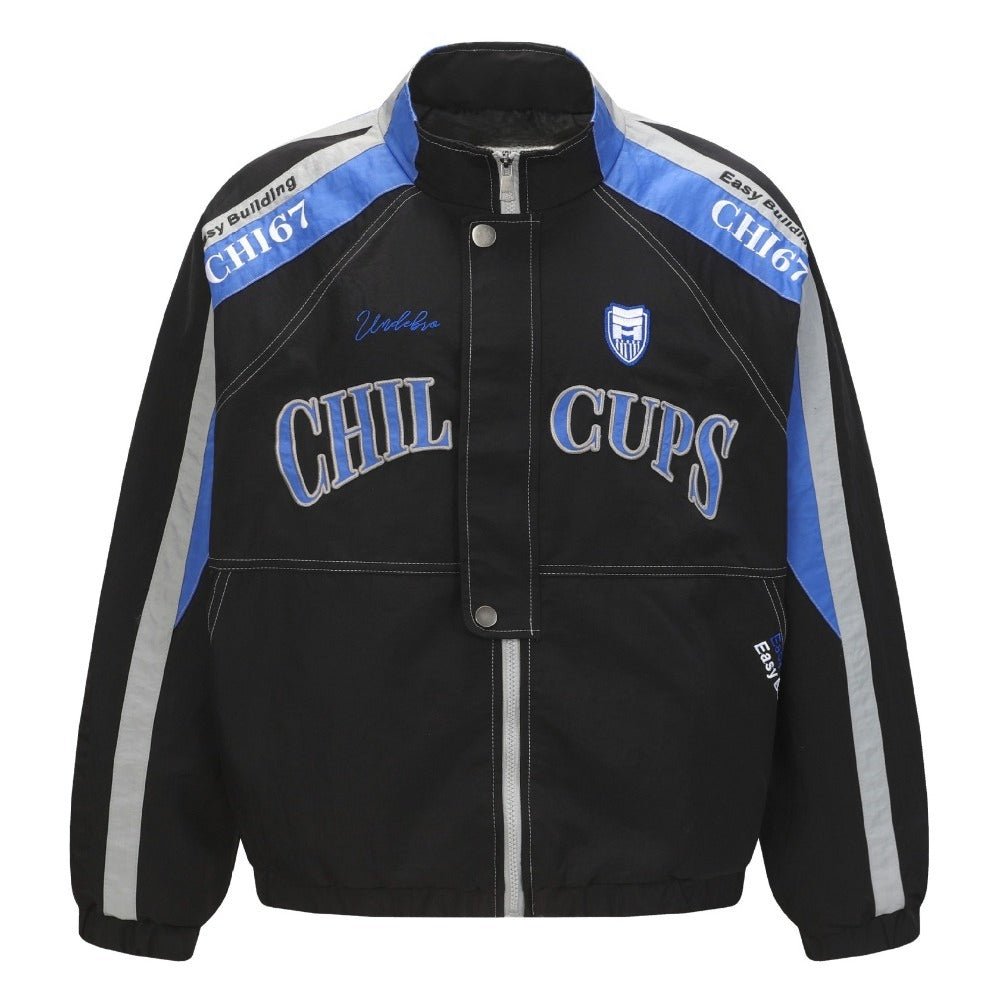 Retro Racing Style Jacket - Thrashink