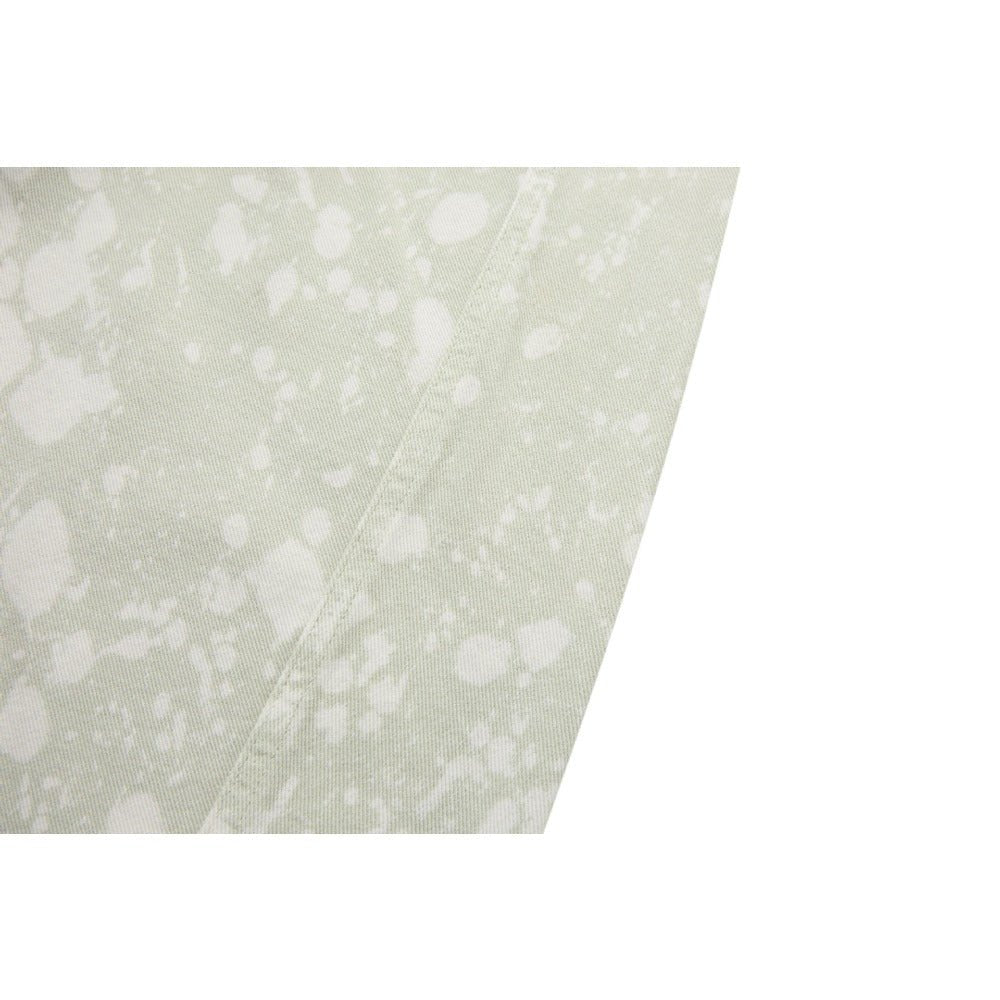 Retro Splatter Ink Sage Green Wide - leg Pants - Thrashink