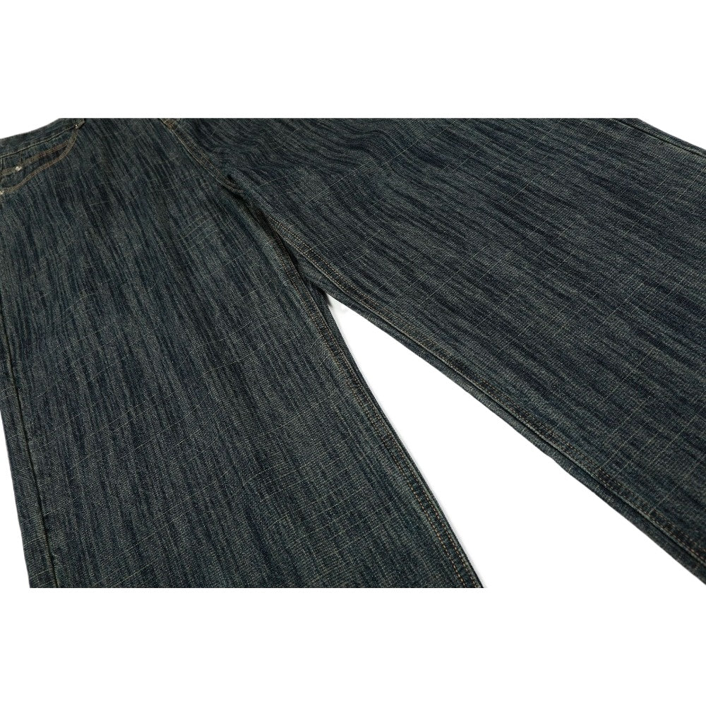 Retro Striped Straight Leg Jeans - Thrashink