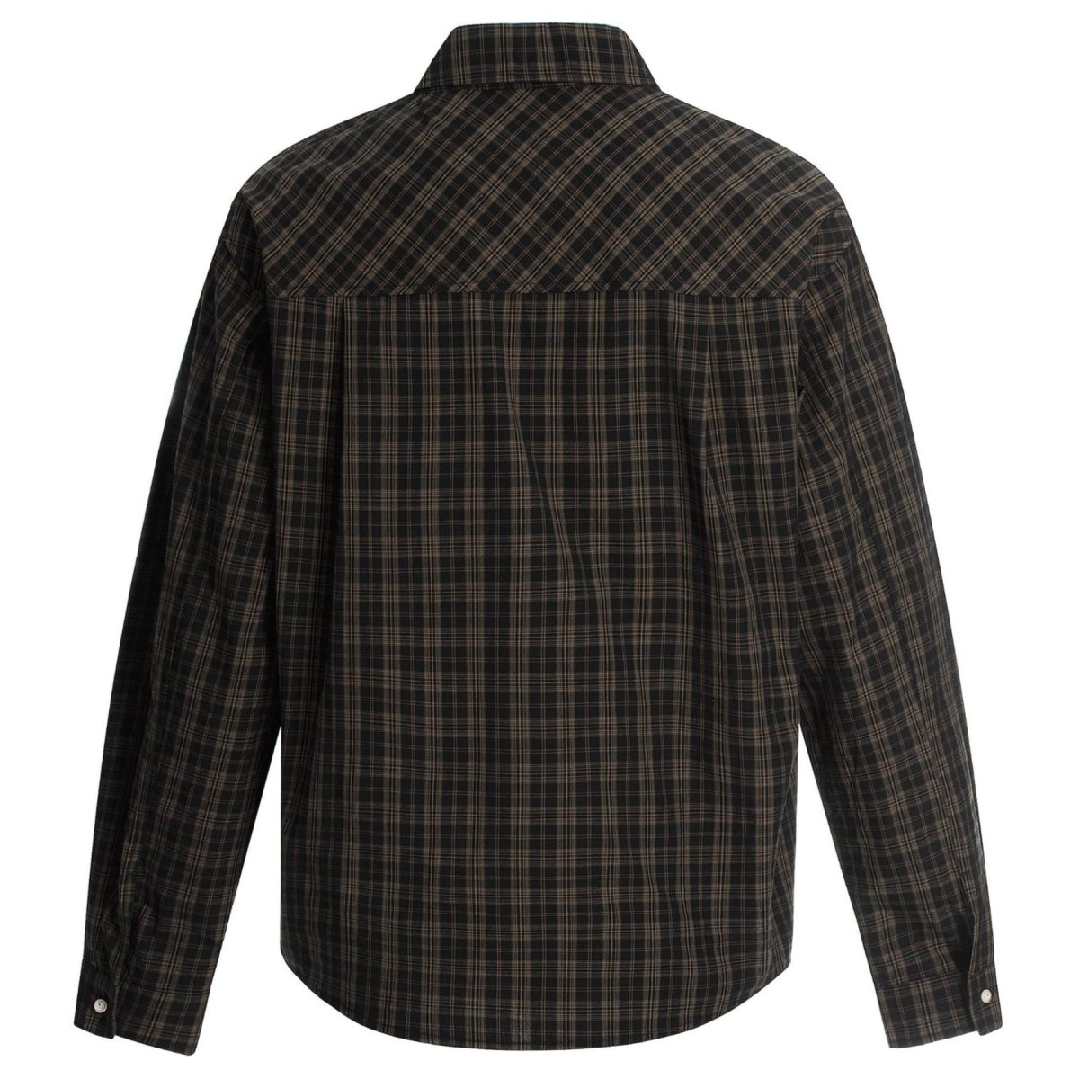 Retro - style Versatile Printed Plaid Shirt - Thrashink