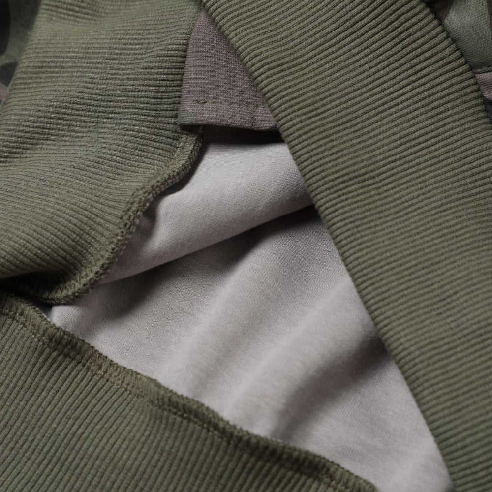 Rhinestone Camouflage Hooded Hoodie - Thrashink