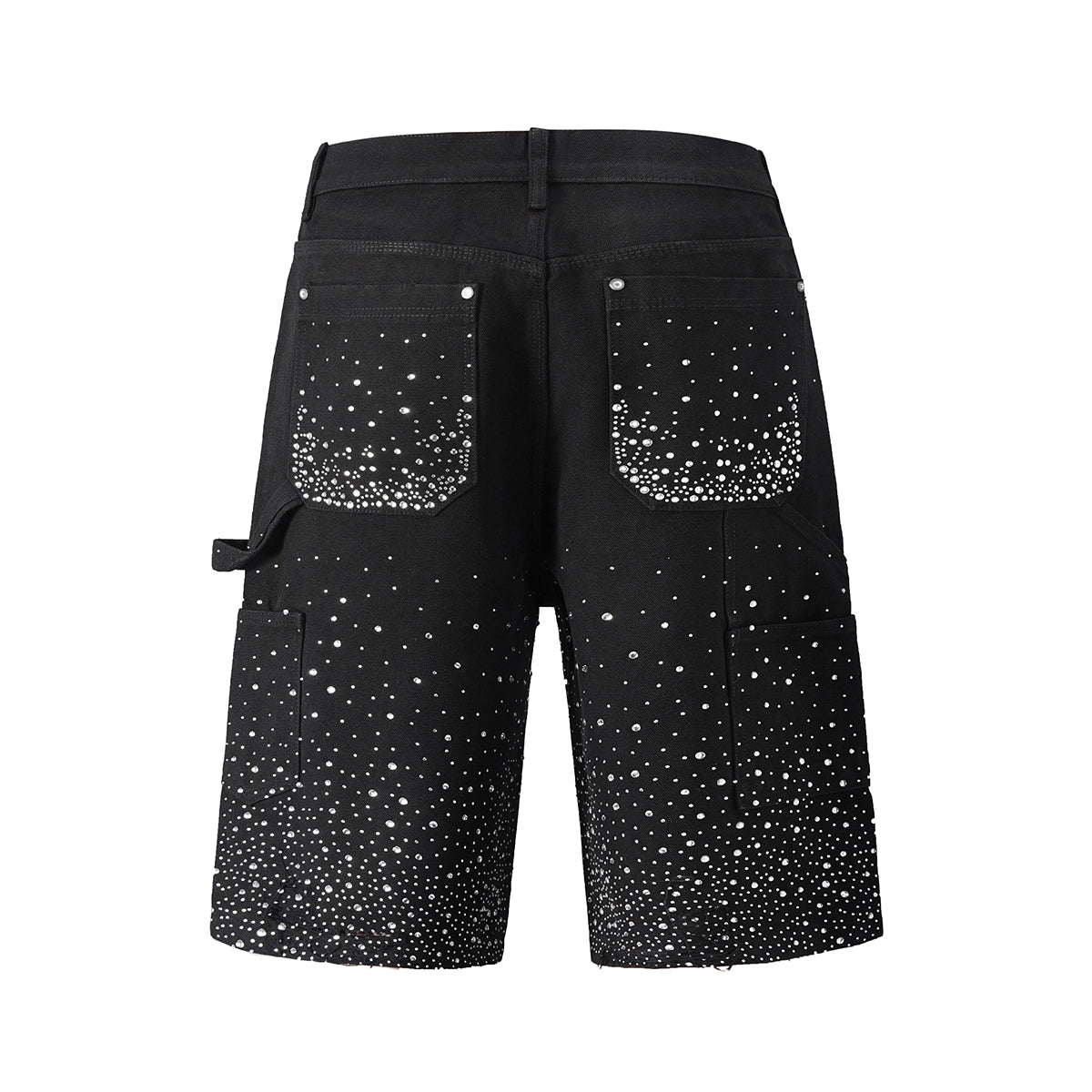 Rhinestone Cowboy Denim Shorts - Thrashink