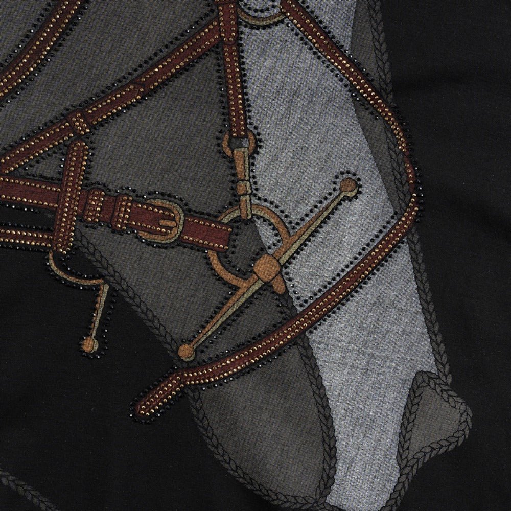 Rhinestone Horse T-Shirt - Thrashink